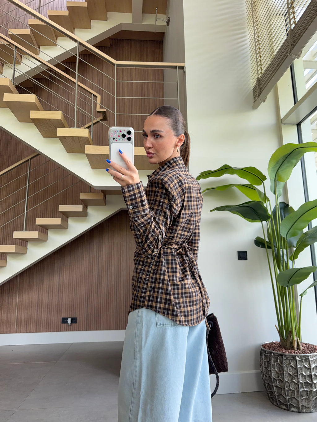 قميص مربعات كاميل - KP4663