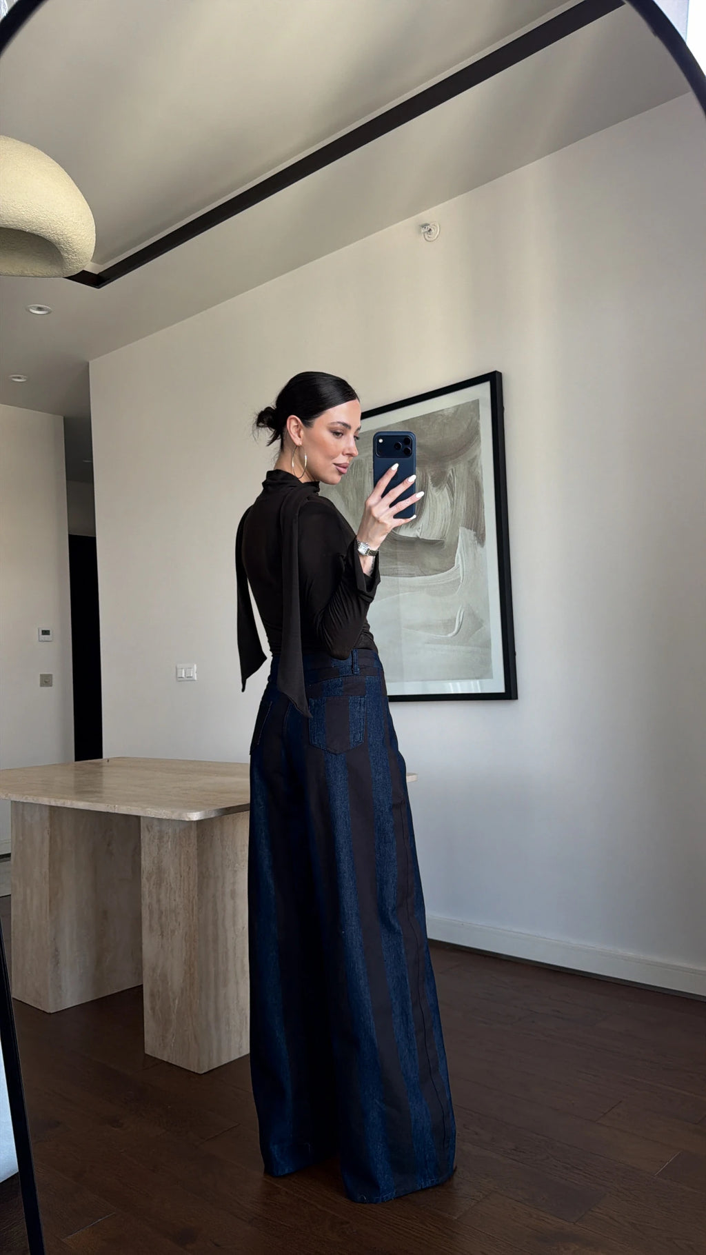 بنطلون جينر مخطط - KP5108