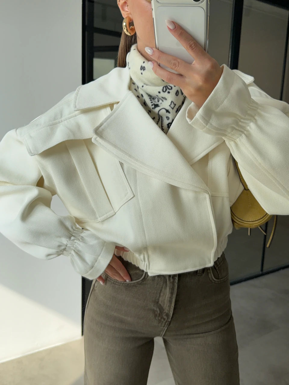 جكيت ابيض - KP7114