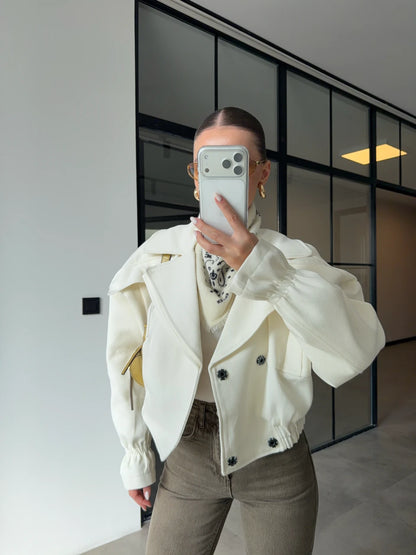 جكيت ابيض - KP7114