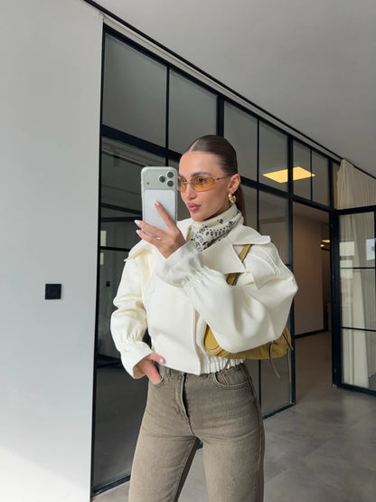 جكيت ابيض - KP7114