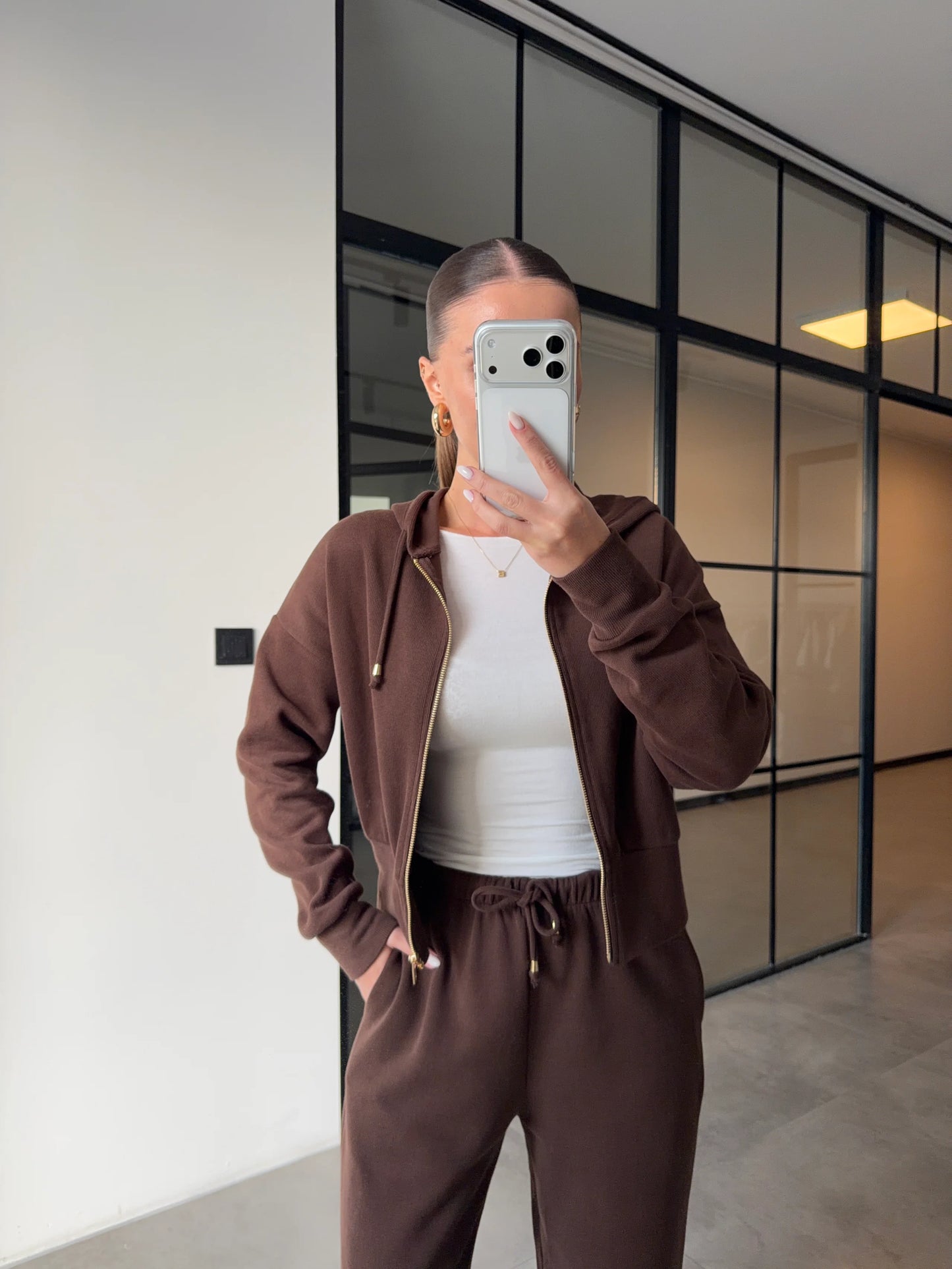 طقم تريننج بني - KP1467