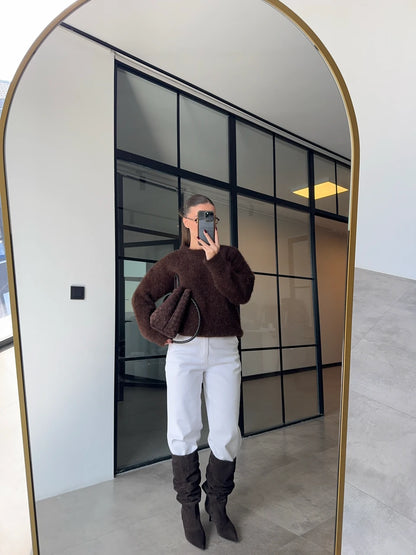 بلوزة بني - KP4276