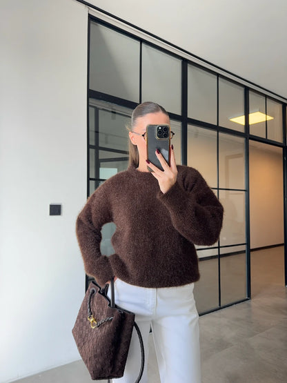 بلوزة بني - KP4276