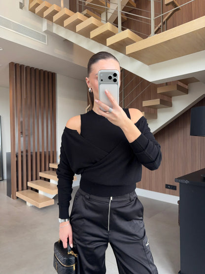 بلوزة اسود - KP4401