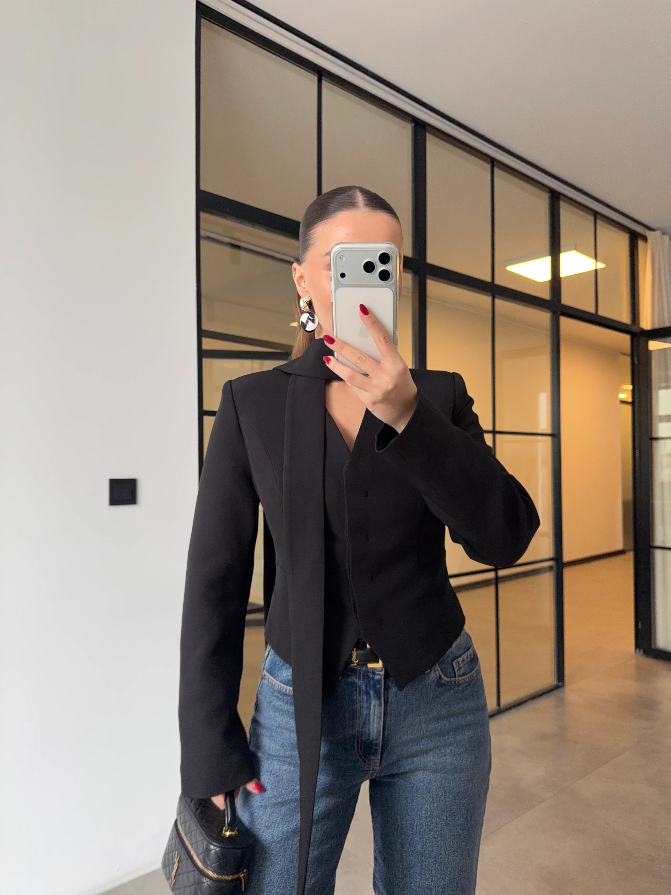 بليزر بشال اسود - KP7220