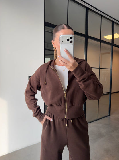 طقم تريننج بني - KP1467