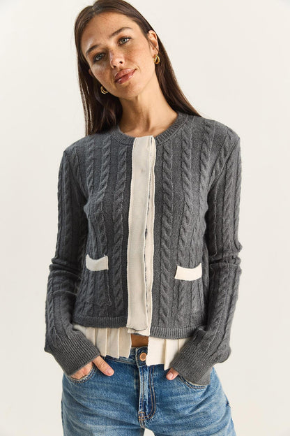 جرزة رمادي وابيض - KP4358