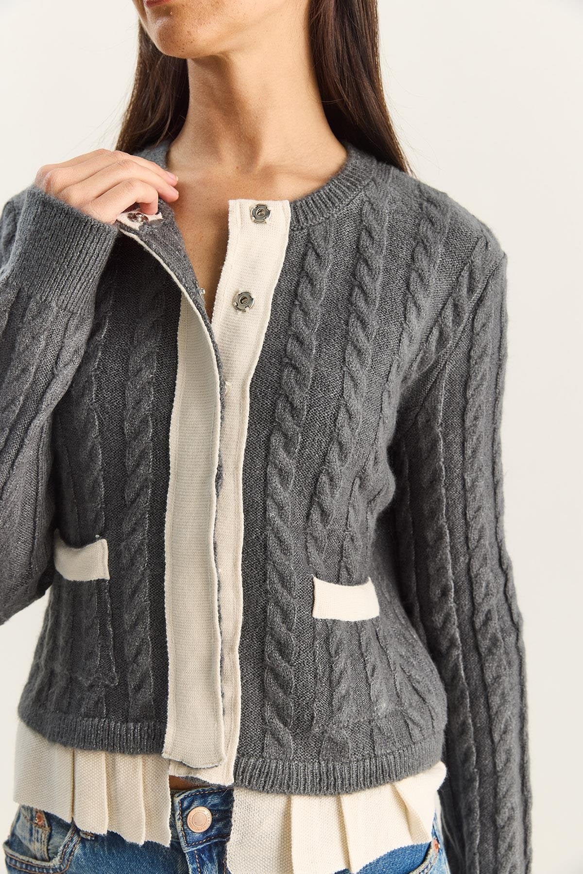 جرزة رمادي وابيض - KP4358