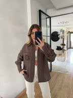 قميص بني - KP4455