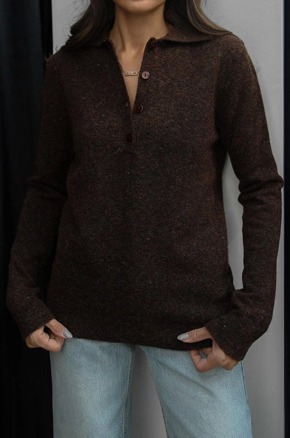 بلوزة بني - KP4299