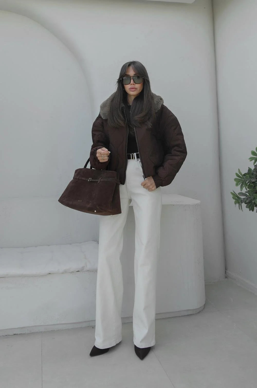 جكيت بني فرو - KP7174