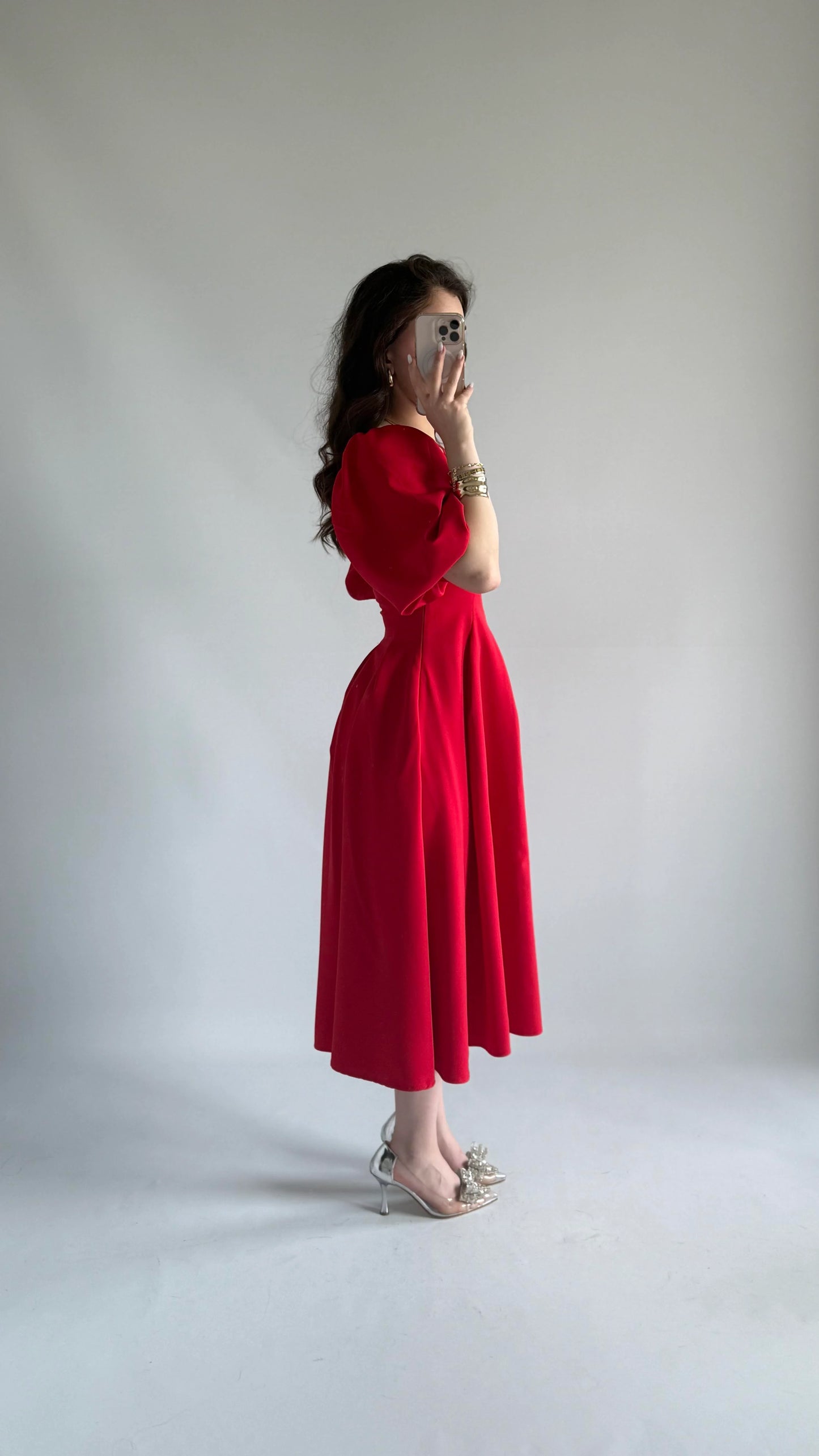 فستان احمر - KP2178