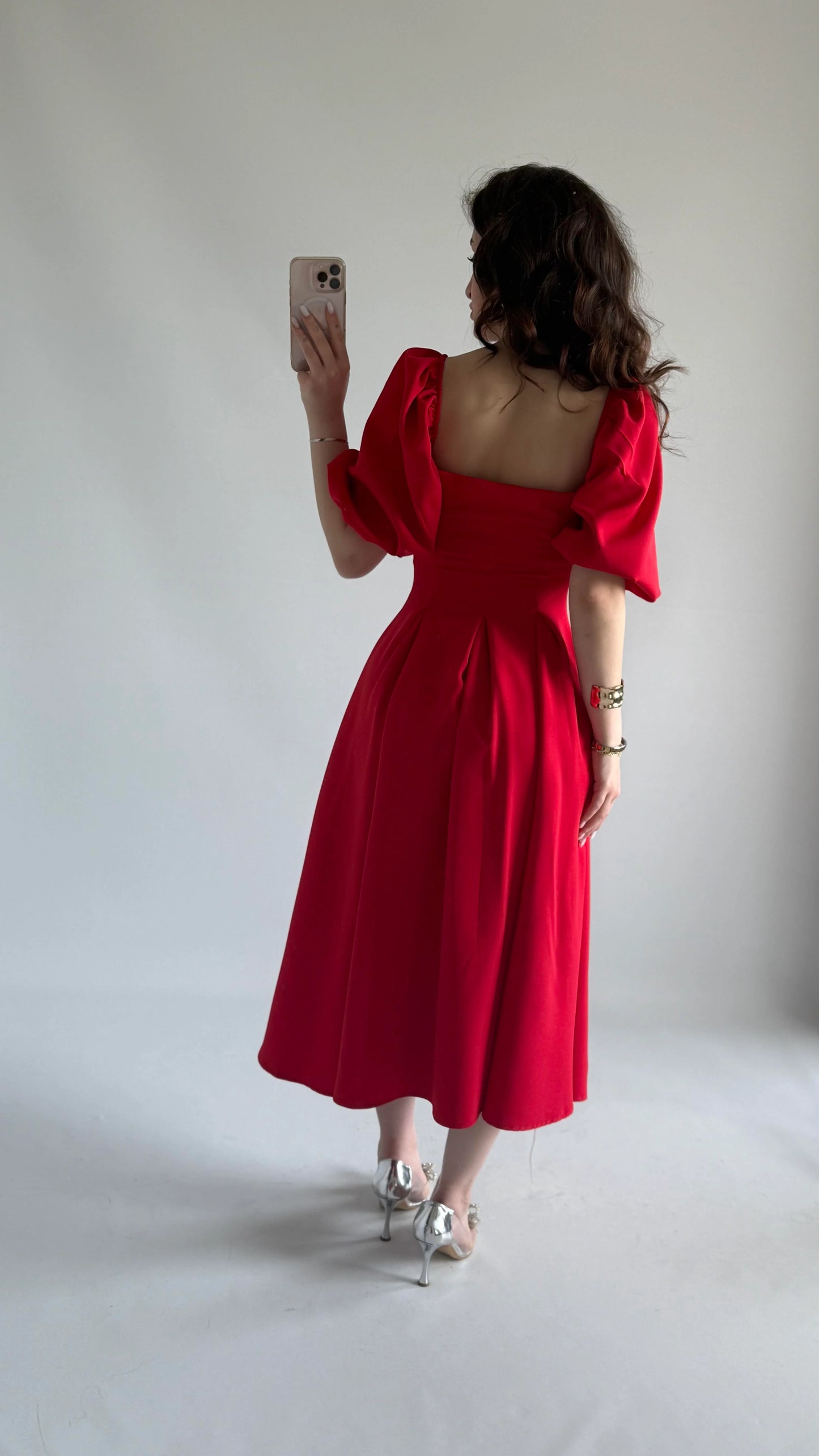 فستان احمر - KP2178