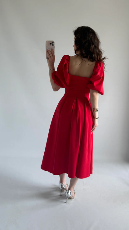 فستان احمر - KP2178