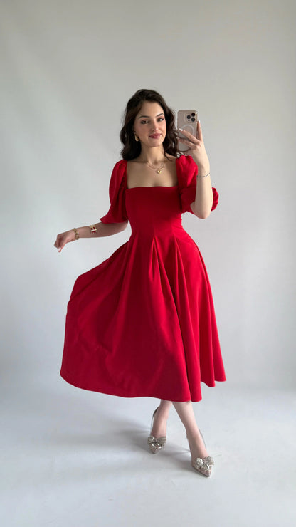 فستان احمر - KP2178