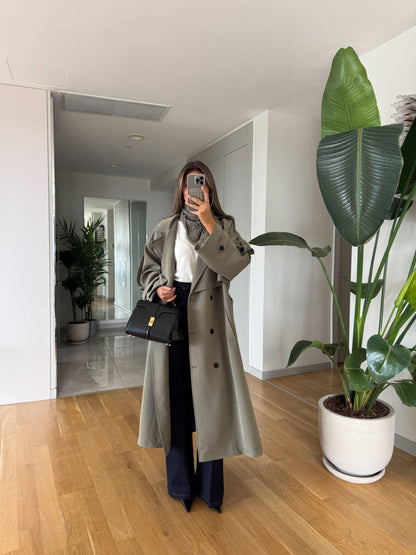 جكيت ترنش زيتي - KP7076