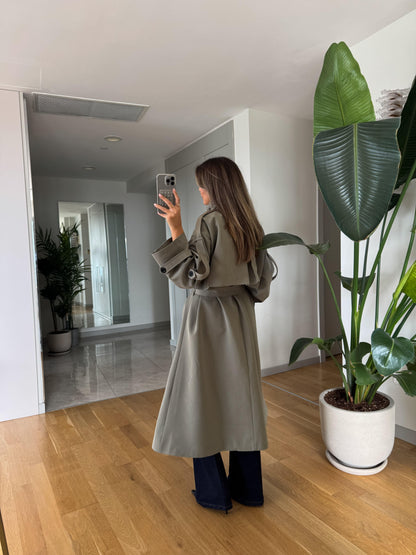 جكيت ترنش زيتي - KP7076