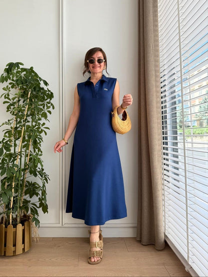 فستان لاكوست كحلي - KP2159