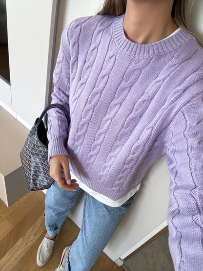 بلوزة مجدلة موڤ - KP4269