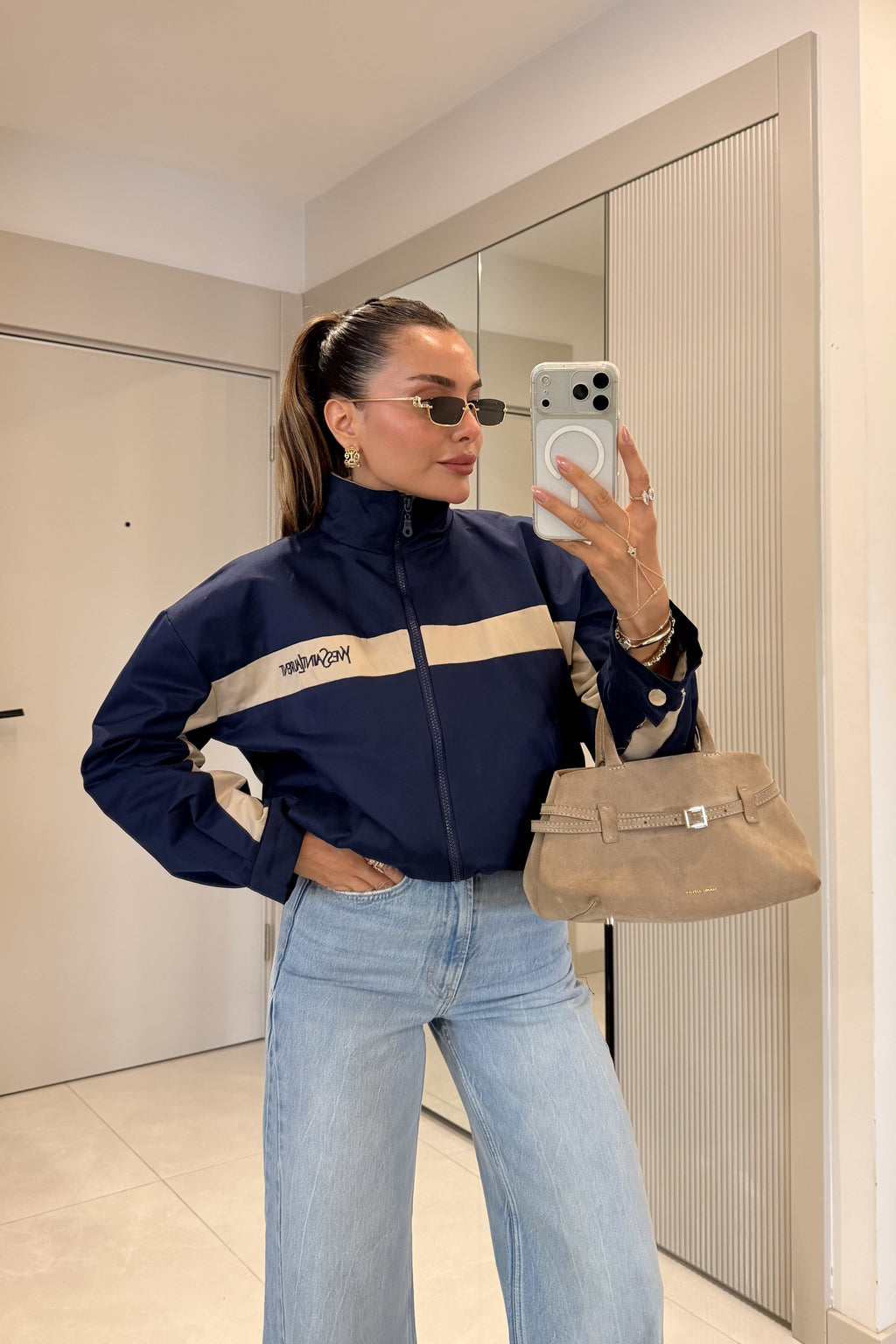 جكيت كحلي YSL - KP7249