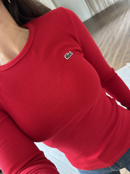 بلوزة لاكوست احمر - KP4263