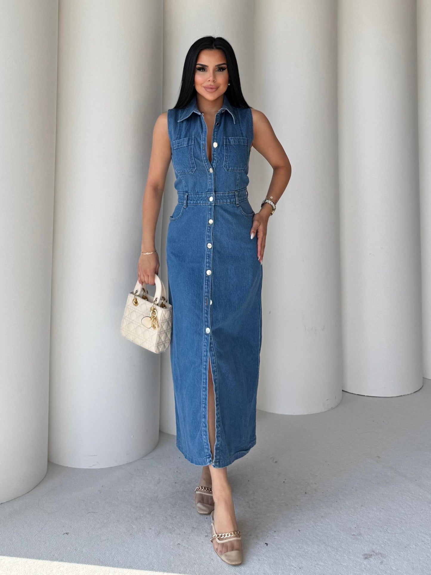 فستان جينز - KP2191