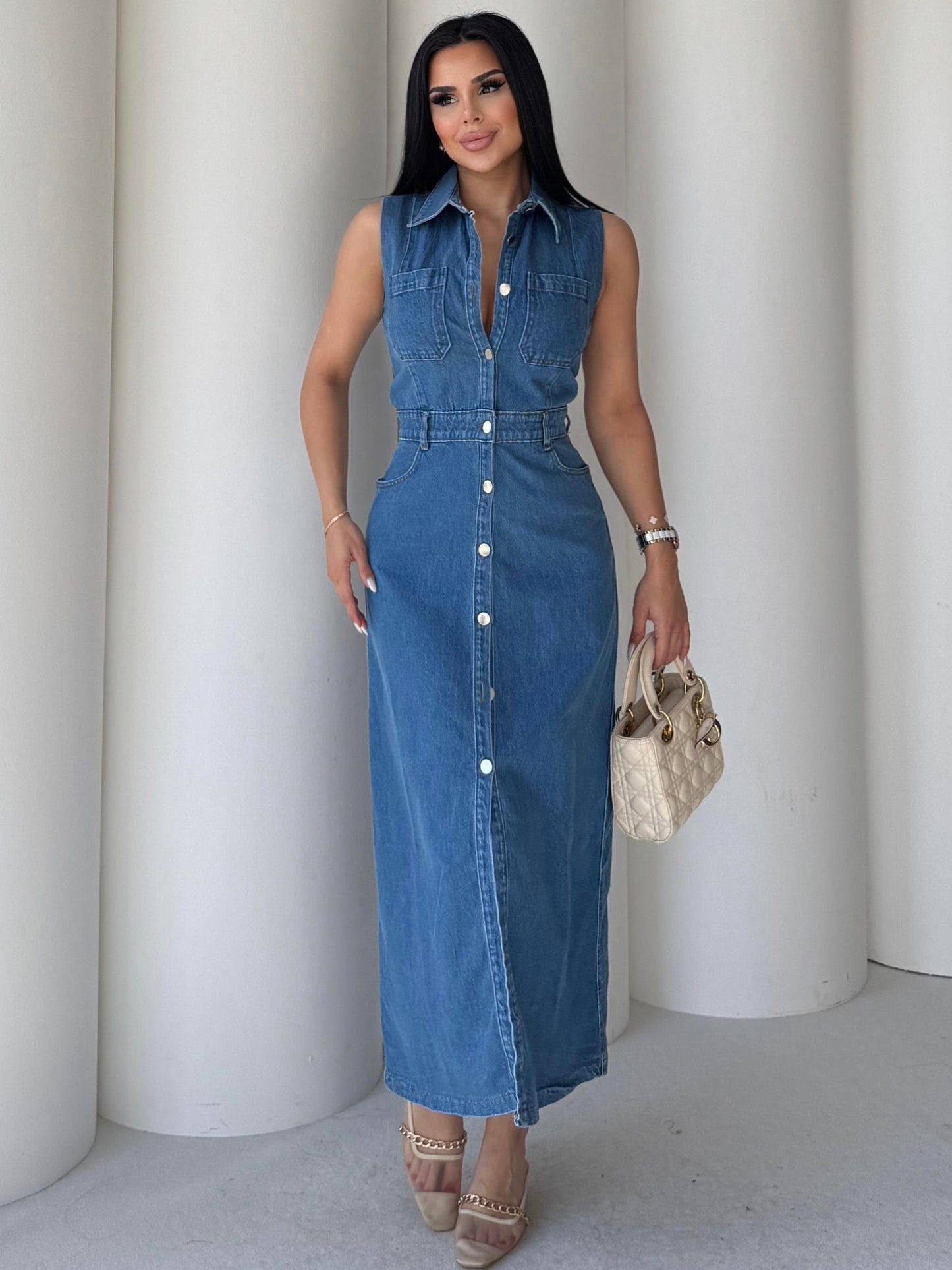 فستان جينز - KP2191