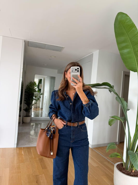 جمبسوت جينز بحزام - KP3031