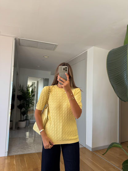 بلوزة اصفر Massimo Dutti - KP4264