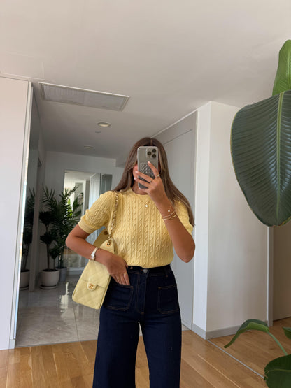 بلوزة اصفر Massimo Dutti - KP4264