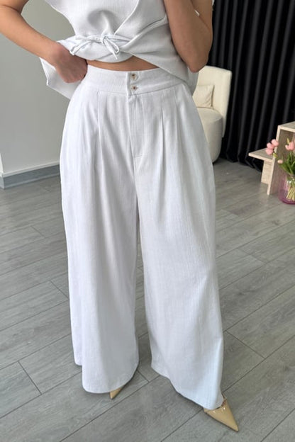 طقم كيمونو ابيض - KP1202