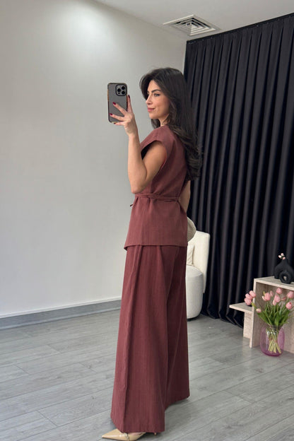 طقم كيمونو كرميدي - KP1202