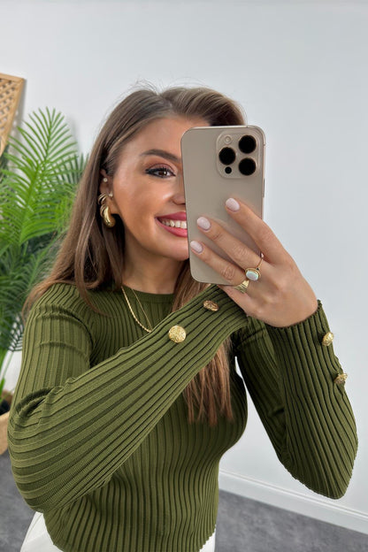 بلوزة بودي زيتي - KP4037