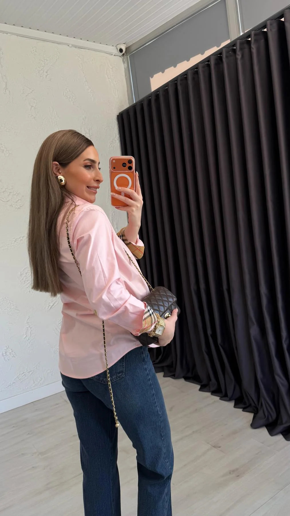 قميص زهري Burberry - KP4291