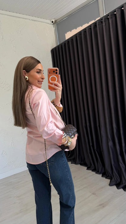 قميص زهري Burberry - KP4291