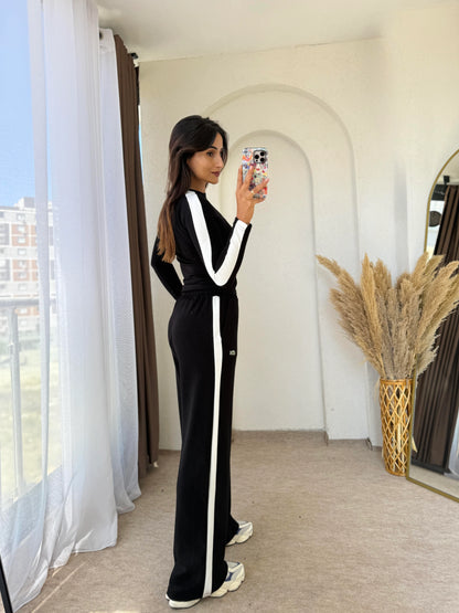 طقم لاكوست اسود - KP1423