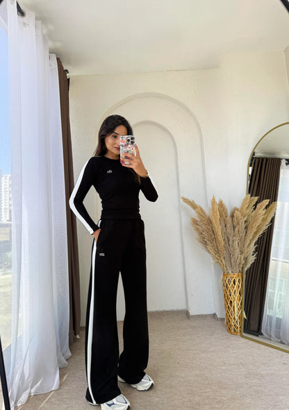 طقم لاكوست اسود - KP1423