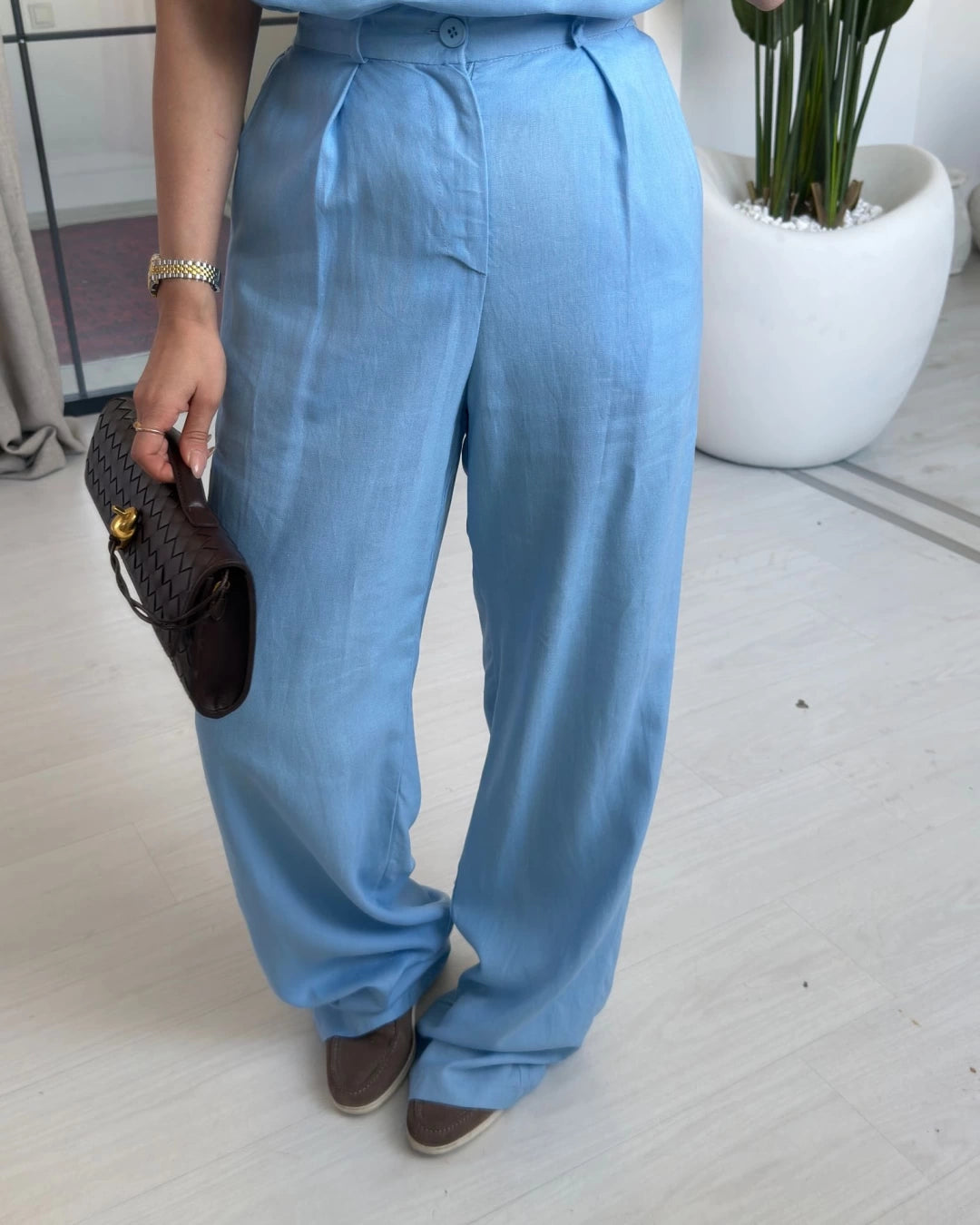 طقم ازرق Massimo Dutti - KP1253