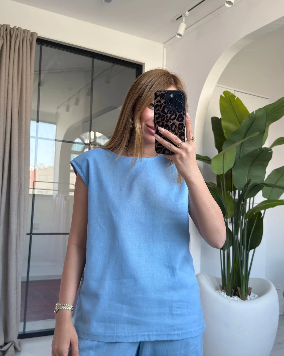 طقم ازرق Massimo Dutti - KP1253