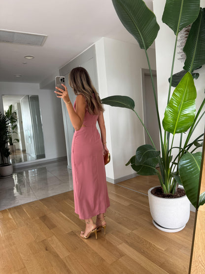 فستان زهري - KP2164