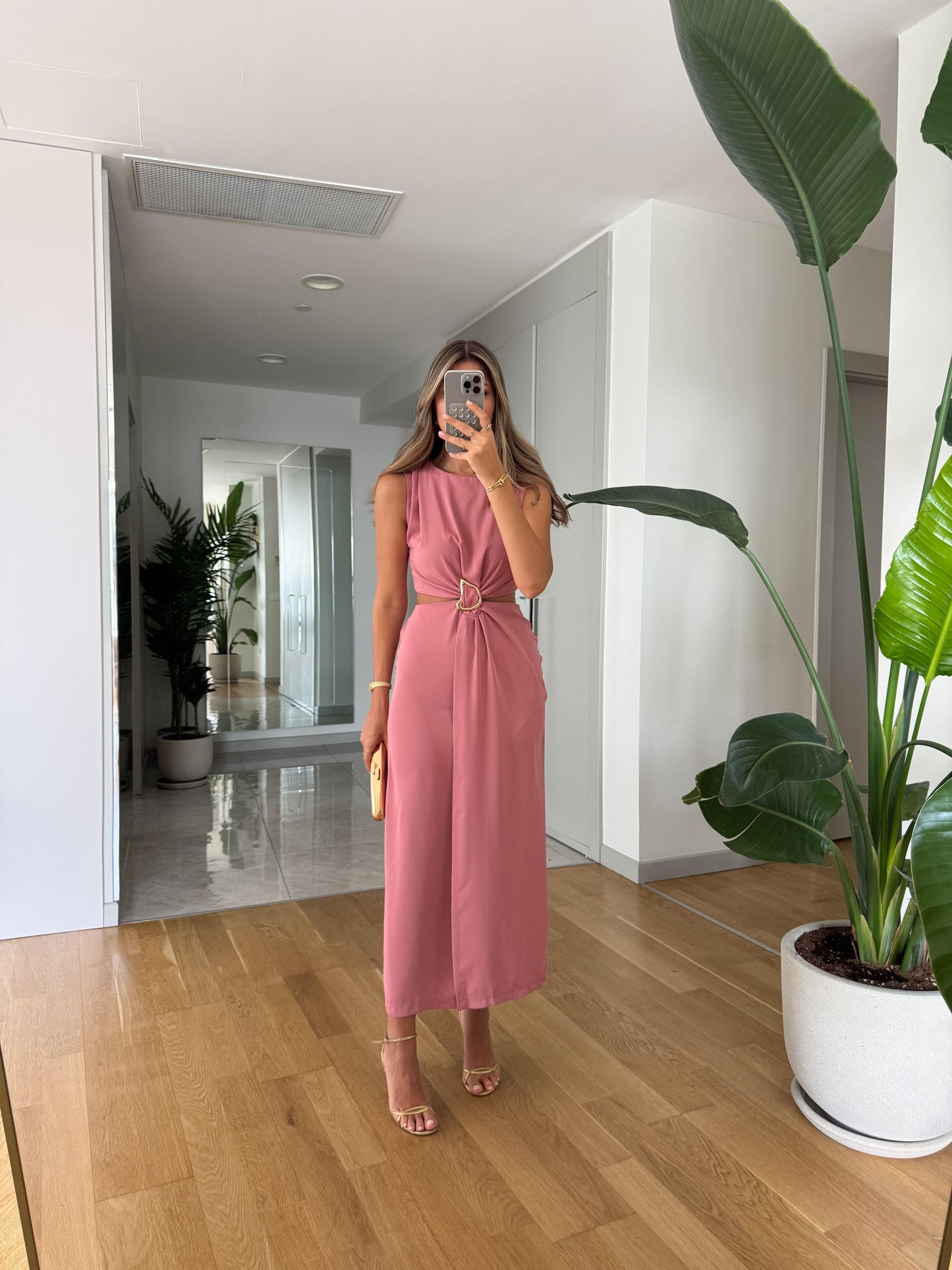 فستان زهري - KP2164