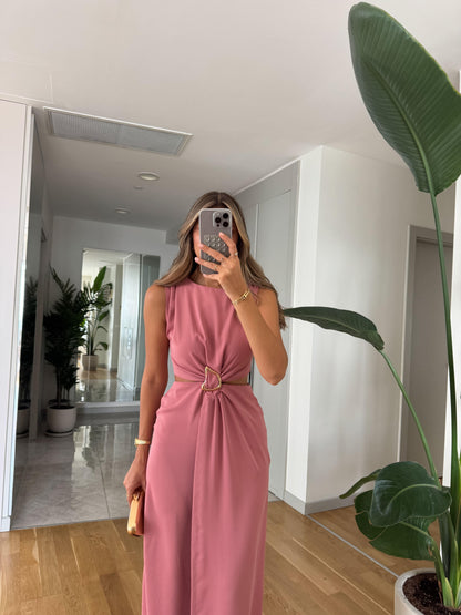 فستان زهري - KP2164