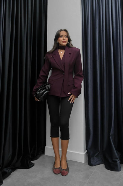 بليزر عنابي - KP7116