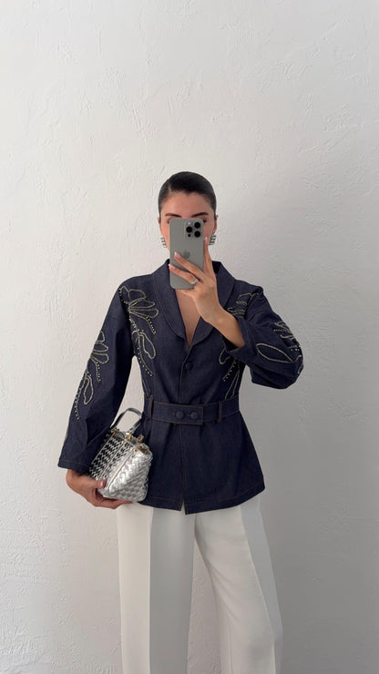 جكيت جينز بستراس - KP4260