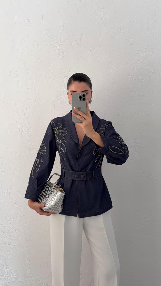 جكيت جينز بستراس - KP4260