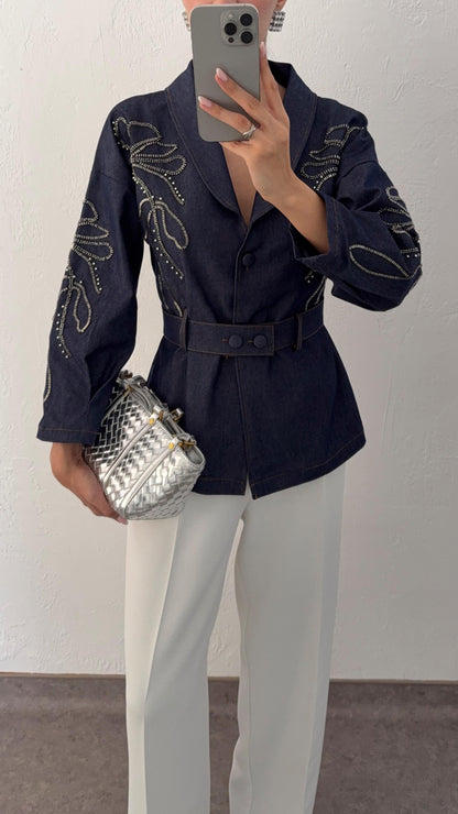 جكيت جينز بستراس - KP4260