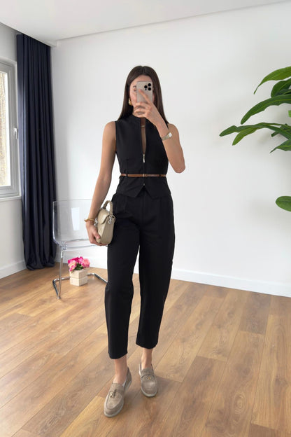 KP1057 - طقم فيست اسود