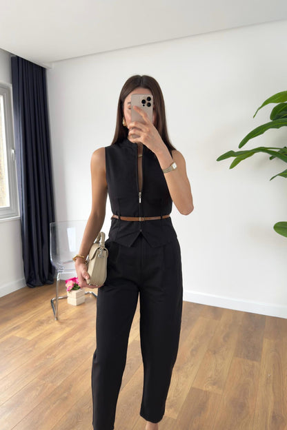 KP1057 - طقم فيست اسود