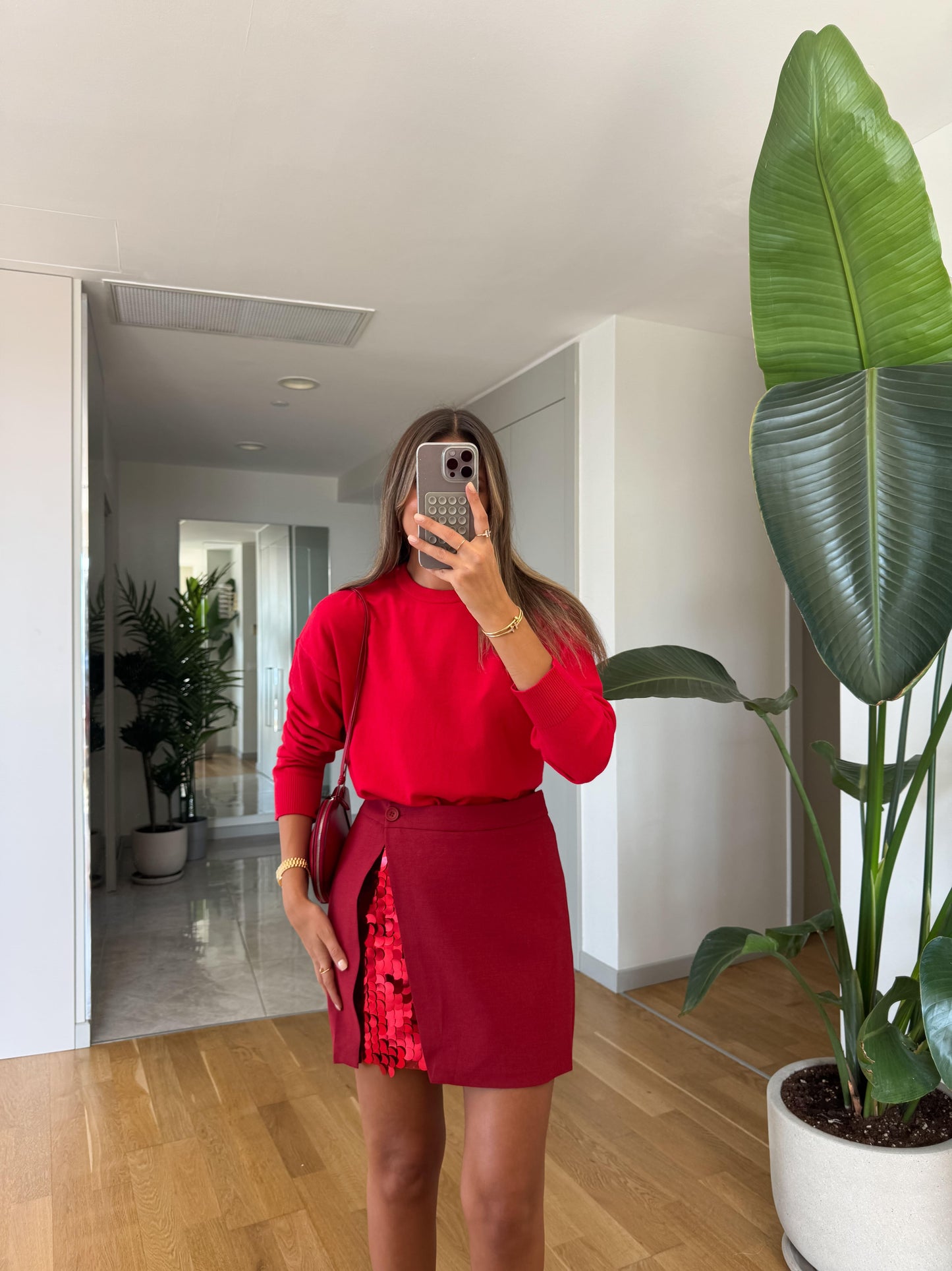 تنورة احمر - KP6019